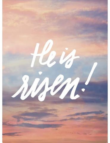 He Is Risen Sunrise Easter Card